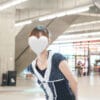 超美～小碎花lace拼布顯瘦上衣