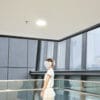 韓系波點蕾絲長裙