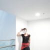 靚cut！薄料搭靚背扣間條闊褲